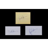 Pink Floyd 3 x Autographs of Music Legends Dave Gilmour, Nick Mason & Roger Waters.