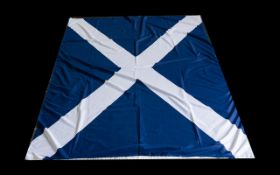 Scottish Flag 46" x 80". In good condition, please see photographs.