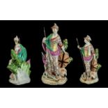 Derby Porcelain Works Large and Impressive Hand Painted In Enamels.