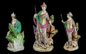 Derby Porcelain Works Large and Impressive Hand Painted In Enamels.