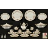 Paragon 'Victorianna Rose' Dinner Service comprising 10 (ten)dinner plates,