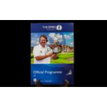 Golf Interest - Autograph of Phil Mickelson on cover of Golf Open Championship Programme,