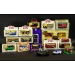 Collection of Vintage Diecast Vans in original boxes, 17 in total,