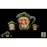 Royal Doulton Hand Painted Trio ( 3 ) of Character Jugs ' Auld Mac ' Designed by Harry Fenton.