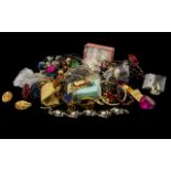 Mixed Collection of Costume Jewellery to include bracelets, beads, rings, chains,