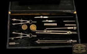 Mathematical Instruments .Drawing Maths Set, In Original Box Which Reads - A.G.