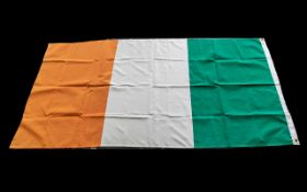 Irish Flag 60" x 35". Flag in good condition, please see photographs.