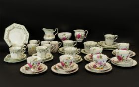 Quantity Of Part Tea Sets, 50 Pieces To Include Royal Albert "Yellow Ribbon",