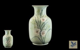 Lladro Large and Impressive Porcelain Vase ' Gladiolus Vase ' Ref Num 1587. Issued 1988 - 1998.