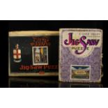 JIGSAWS. 2 Antique Chad Valley Jigsaws, made of solid construction, A Cornish Fishing Village