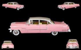 Elvis Pink Cadillac Large Masterpiece Sculptural Model Car - Bradford Exchange Superb and