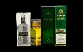 Drinkers Interest - Four Bottles of Whiskey comprising Isle of Jura 1810 Single Malt Whiskey aged