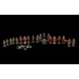 Military Scottish & English Interest. A Good Quantity of Metal Vintage Military Figures, Which