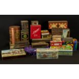 A Collection of Assorted Vintage Tins including OXO, Cadbury's,