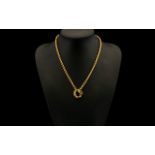 A 9ct Gold Nice Quality Belcher Chain, Marked for 9ct Gold In Excellent Condition. 19 Inches - 47.