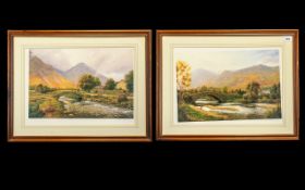 A Pair of Peter McKay Limited Edition Signed Prints - Signed in pencil lower left 96/500. Mounted
