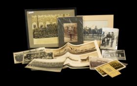 World War II Interest - Militaria Photographs and an illustrated book of all Royal Navy Warships in