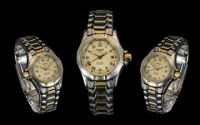 Tissot 1853 Quartz Ladies PR100 Two Tone Stainless Steel Wrist Watch, P630/730.