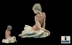 Lladro Hand Painted Porcelain Figurine ' Shelley ' Model No 1357. Issued 1978 - 1993. Height 6.
