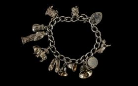 Silver Charm Bracelet.