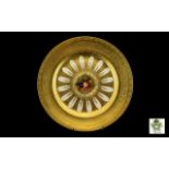 Aynsley - Superb Quality 24ct Acid Gold Baroque Cabinet Plate,