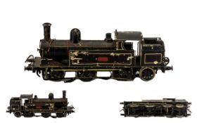 Hornby - Early Heavy Metal Steam Locomotive. Marked 2502 to Side of Train. c.1930's.