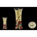 Moorcrofts Original 1980's Special Edition Large and Impressive Tube lined Vase ' In Flanders Field