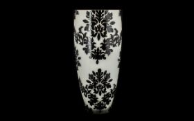 Contemporary Tapering Tall Flower Vase,