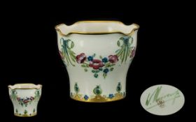 William Moorcroft Signed James Macintyre Small Jardiniere.