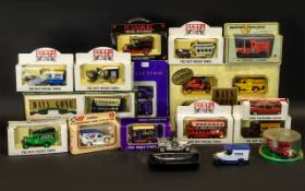 Collection of Vintage Diecast Vans in original boxes, 17 in total, to include: 'Days Gone' Boxed