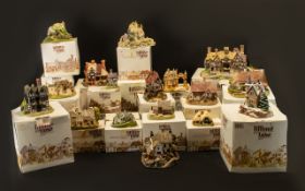 A Collection of Lilliput Lane Cottages.