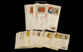Spanish First Day Covers - approximately 50 in total from the 1960's, featuring coats of arms.