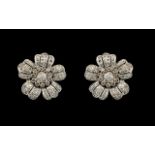 An Antique Pair of Stunning 18ct White G