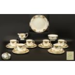 Grindley Tea Set comprising six trios of