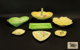 A Collection Of Carlton Ware Floral Desi