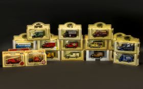 Collection of Model Vans by Lledo. Dieca
