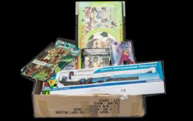 A Collection of Games and Toys - to include a children's 40 mm Astronomical Telescope, Disney Anna