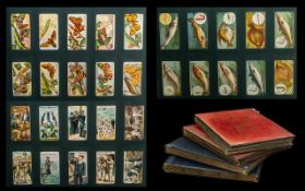 Four Well Presented Wills Cigarette Card Albums,