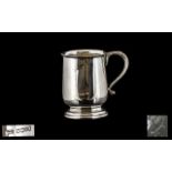 Walker & Hall 1930's Silver Cup with Scroll Handled Stepped Base. Hallmark Sheffield 1935, Maker M &