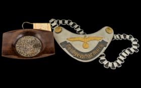 WW2 German Style Police Feldgendarmerie Gorget Breastplate.