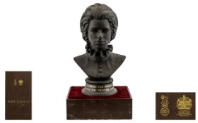 Royal Doulton Limited Edition Bust of Princess Anne commemorating the Royal Wedding To Captain