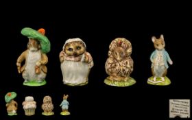 Beswick Collection of Beatrix Potter Figures 4 (four) in total, comprises: 1. 'Mrs Tiggy Winkle'