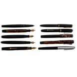 Collection Of Five Fountain Pens To Include Parker & Swan etc A/F