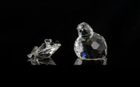 Two Swarovski Crystal Figures.