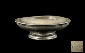 Tudric Archibold Knox Pewter Bowl. Arts and Crafts, made for Liberty and Co, No (01275), diameter