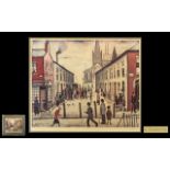 Laurence Stephen Lowry 1887-1976 Artist Signed Limited Edition Colour Lithograph Print - Titled