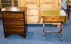 Leather Topped Occasional Table with single drawer to front,