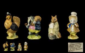 Beswick Beatrix Potter Collection of Hand Painted Ceramic Figures ( 4 ) In Total. Comprises 1/ Tommy