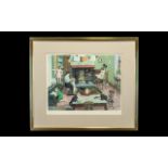 Tom Dodson 1910 - 1991 Artist Signed Ltd and Numbered Edition Colour Print - Title ' Evening at Home