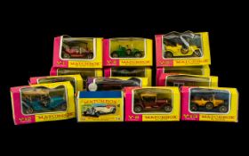 Lesney Matchbox 'Models of Yesteryear, a collection, all boxed, comprising Y1 to Y14 inclusive,